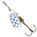 Pöörlev MEPPS Comet Silver Blue dots nr.1