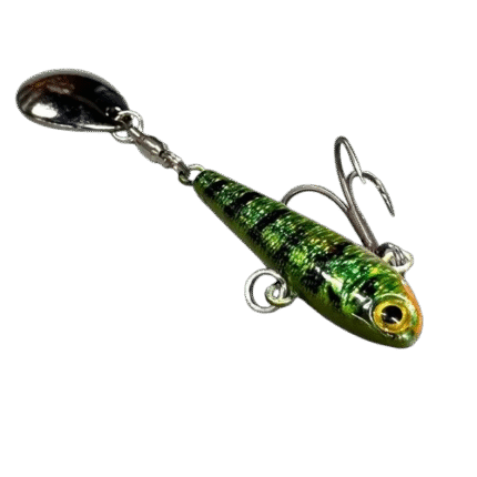 Pöörlev VIB Tail Spinner 19g Green Stripes