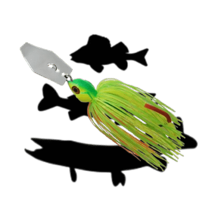Lant PZP LURES Chatterbait Cyan Green