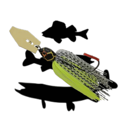 Lant PZP LURES Chatterbait Crack Blackhead