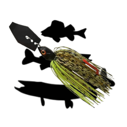 Lant PZP LURES Chatterbait Black Green