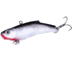 VIB põiklant PZP Lures SOFT 7cm 17g Black Roach UV