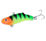 VIB põiklant PZP Lures SOFT 7cm 17g Green Perch UV