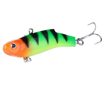 VIB põiklant PZP Lures SOFT 7cm 17g Green Perch UV