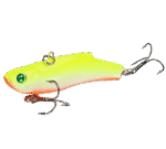 VIB põiklant PZP Lures HARD 7cm 17g Neon Yellow UV