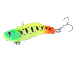 VIB põiklant PZP Lures SOFT 7cm 17g Traffic Light UV