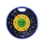Tinakomplekt ATORA Split Shot - 120g - 0,4/0,6/0,8/1,0/1,5/2,0g