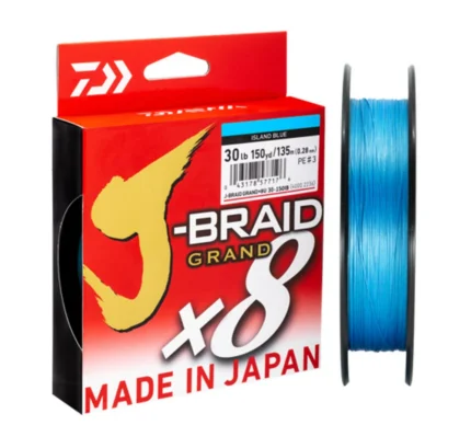 Nöör DAIWA J-Braid Grand X8 Blue - 135m 0,16mm