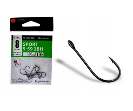 Konks GURZA Sport S-59 2BH - 10pcs