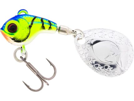 Pöörlev WESTIN Dropbite Tungsten Spin Tail - Chartreuse Blue