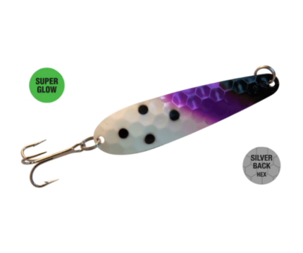 Võnklant NKL-Size 28 Trolling Spoon - Black White & Pink